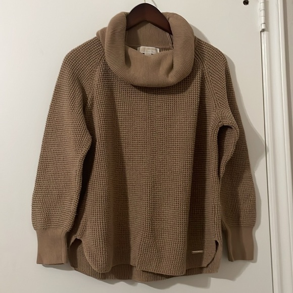 Michael Kors Camel Cowl Neck Sweater - Picture 2 of 8